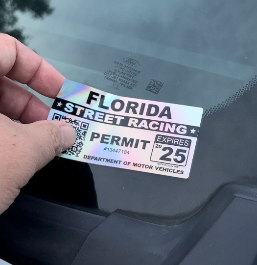 Car Street Racing Permit