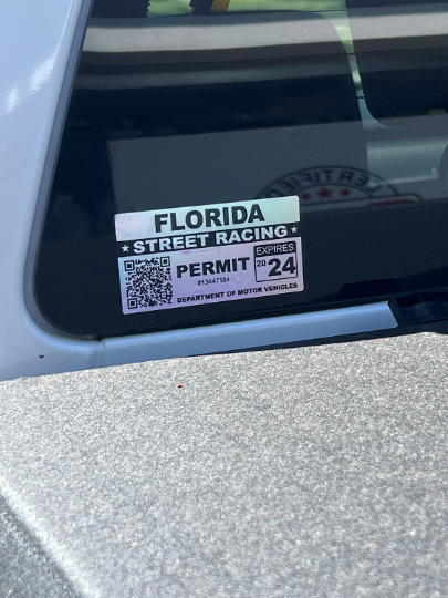 Car Street Racing Permit