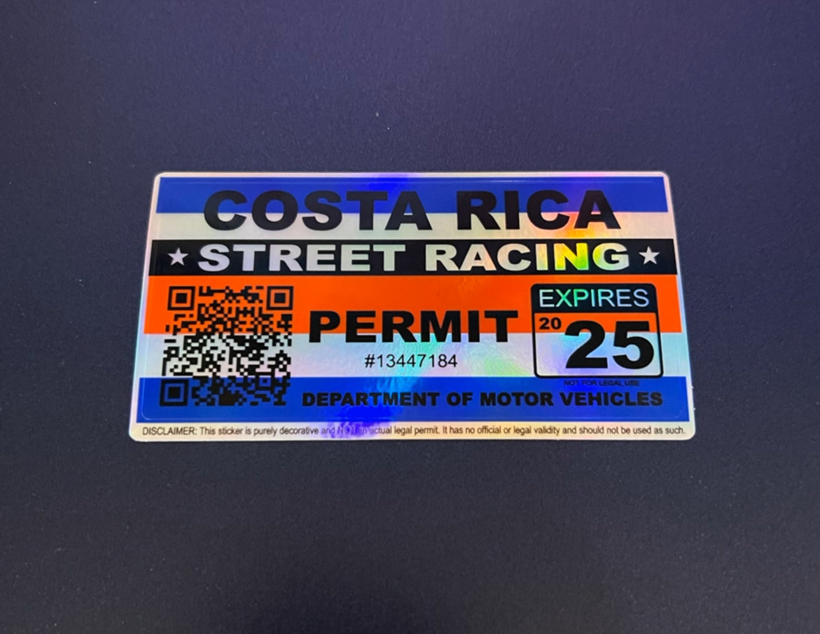 Car Street Racing Permit
