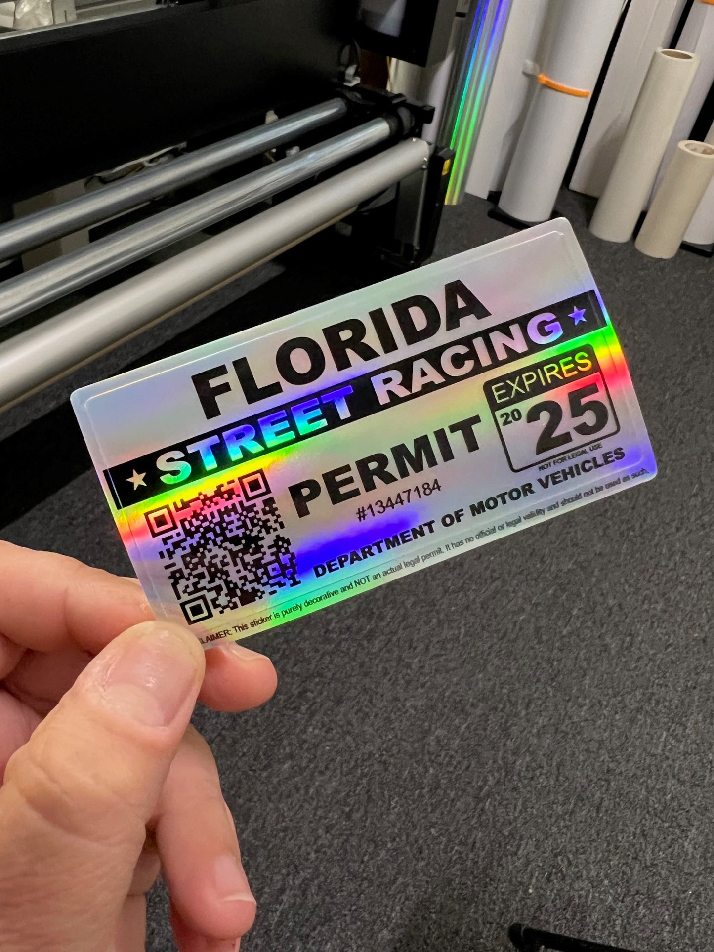 Car Street Racing Permit